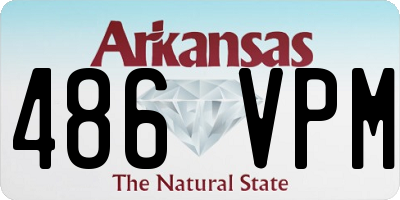 AR license plate 486VPM