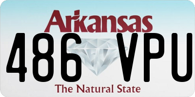 AR license plate 486VPU