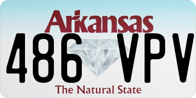AR license plate 486VPV