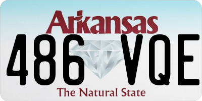 AR license plate 486VQE