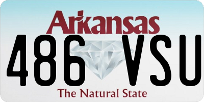 AR license plate 486VSU