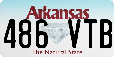 AR license plate 486VTB