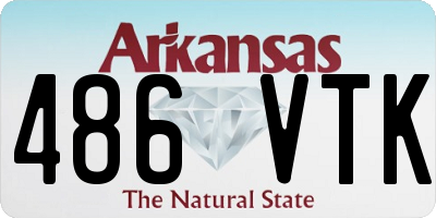 AR license plate 486VTK