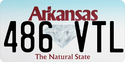 AR license plate 486VTL