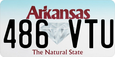 AR license plate 486VTU