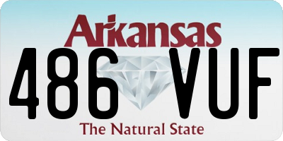 AR license plate 486VUF