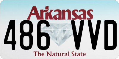 AR license plate 486VVD