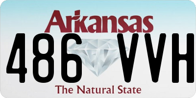 AR license plate 486VVH