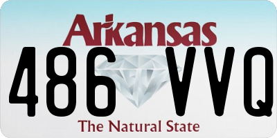 AR license plate 486VVQ