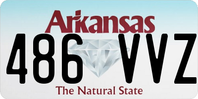 AR license plate 486VVZ
