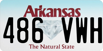 AR license plate 486VWH