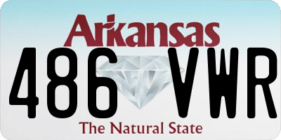 AR license plate 486VWR