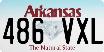 AR license plate 486VXL