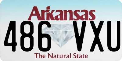 AR license plate 486VXU