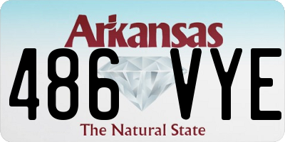 AR license plate 486VYE