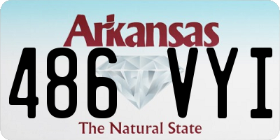 AR license plate 486VYI