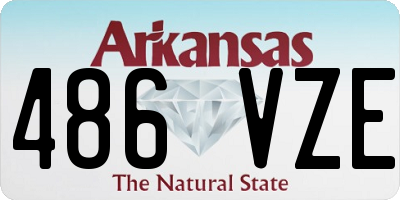 AR license plate 486VZE