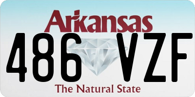 AR license plate 486VZF