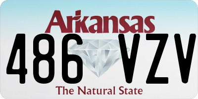 AR license plate 486VZV