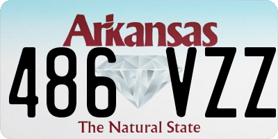 AR license plate 486VZZ