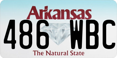 AR license plate 486WBC