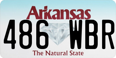 AR license plate 486WBR