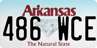 AR license plate 486WCE