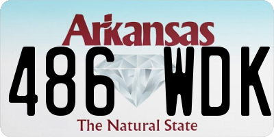 AR license plate 486WDK