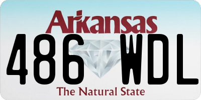 AR license plate 486WDL
