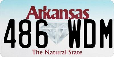 AR license plate 486WDM