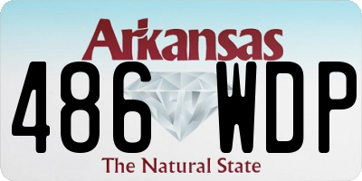 AR license plate 486WDP