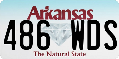 AR license plate 486WDS