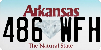 AR license plate 486WFH