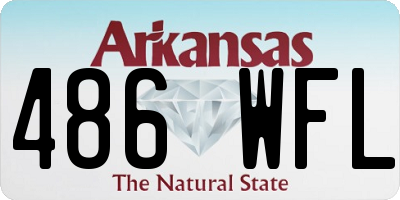 AR license plate 486WFL