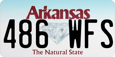 AR license plate 486WFS