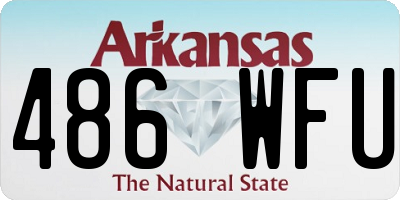 AR license plate 486WFU