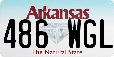AR license plate 486WGL