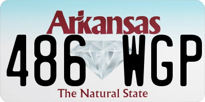 AR license plate 486WGP