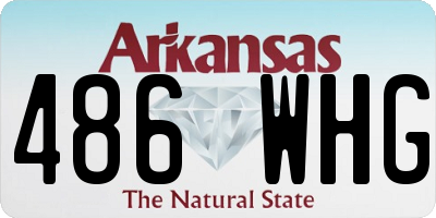AR license plate 486WHG