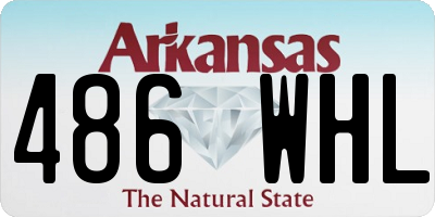 AR license plate 486WHL