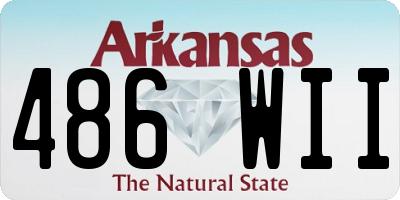 AR license plate 486WII