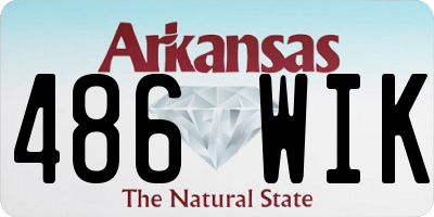AR license plate 486WIK