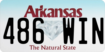 AR license plate 486WIN
