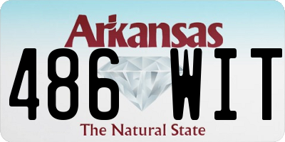 AR license plate 486WIT