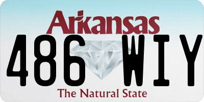 AR license plate 486WIY