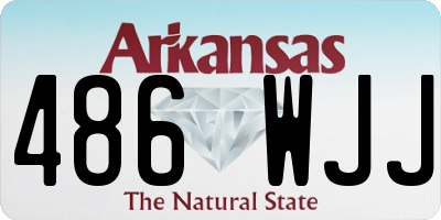 AR license plate 486WJJ