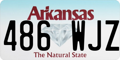 AR license plate 486WJZ