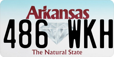 AR license plate 486WKH