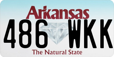 AR license plate 486WKK