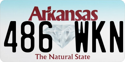 AR license plate 486WKN